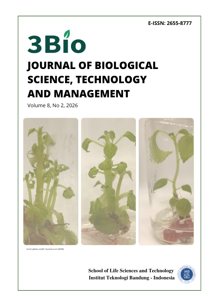 Cover Image 3bio Vol 8 No 2 (2026)